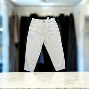 Gianni Bini Crisp White Cropped Jeans